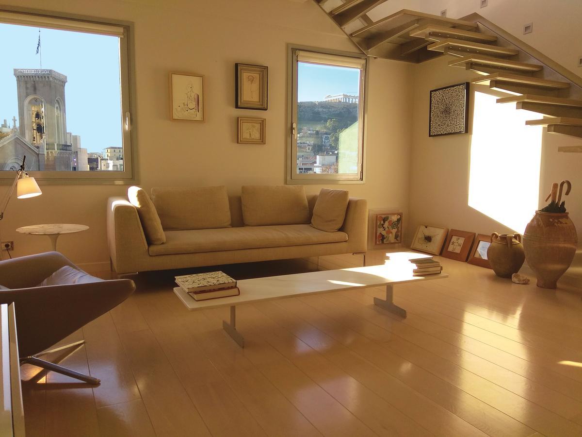 Апартаменты Hidesign Athens Acropolis Luxury Penthouse In Plaka Экстерьер фото