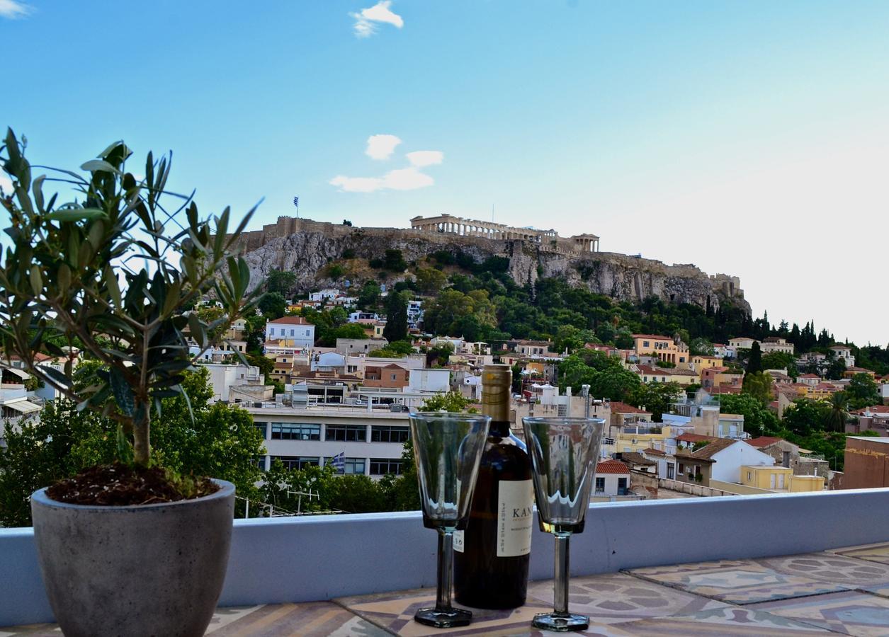 Апартаменты Hidesign Athens Acropolis Luxury Penthouse In Plaka Экстерьер фото