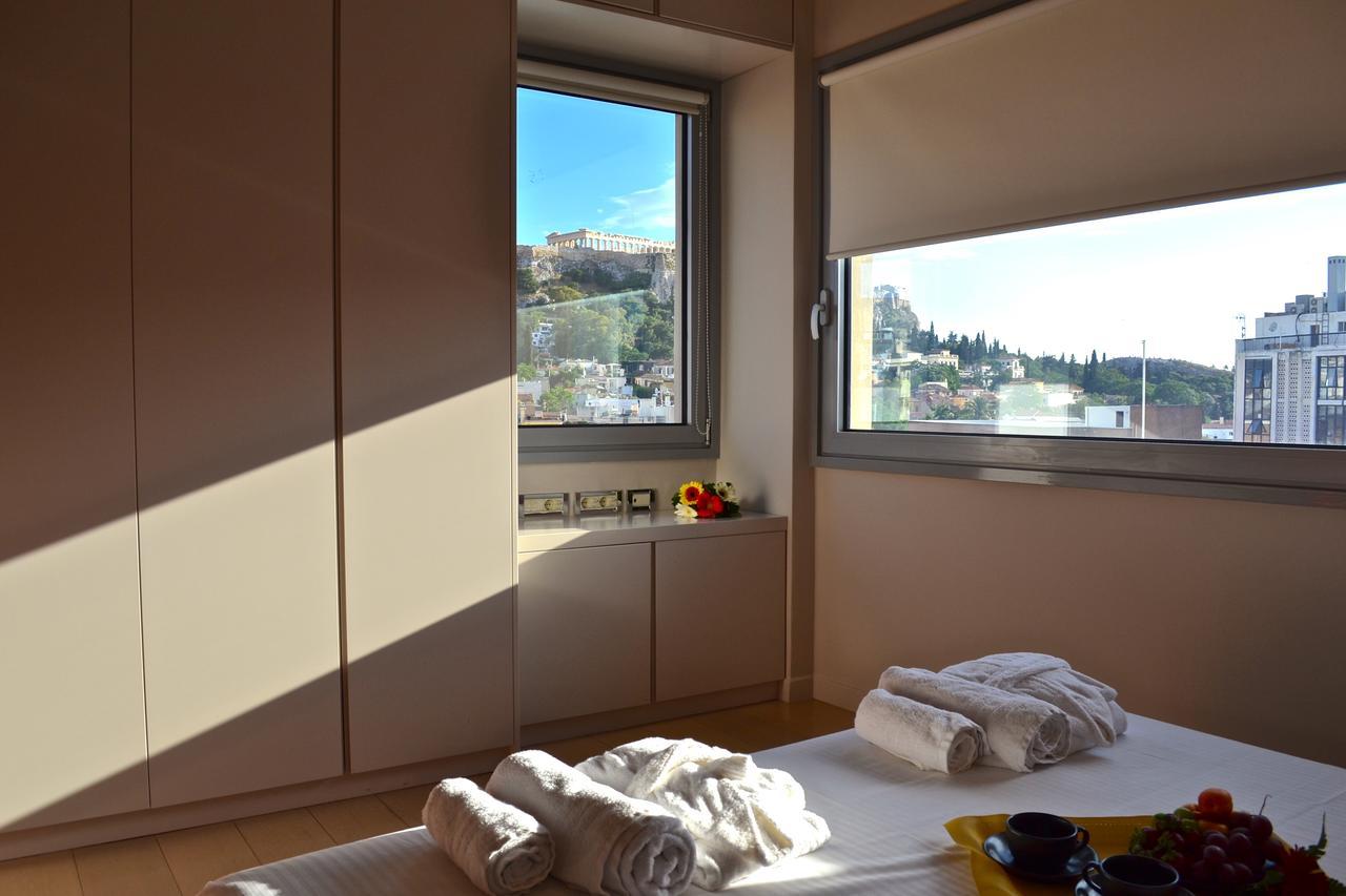 Апартаменты Hidesign Athens Acropolis Luxury Penthouse In Plaka Экстерьер фото