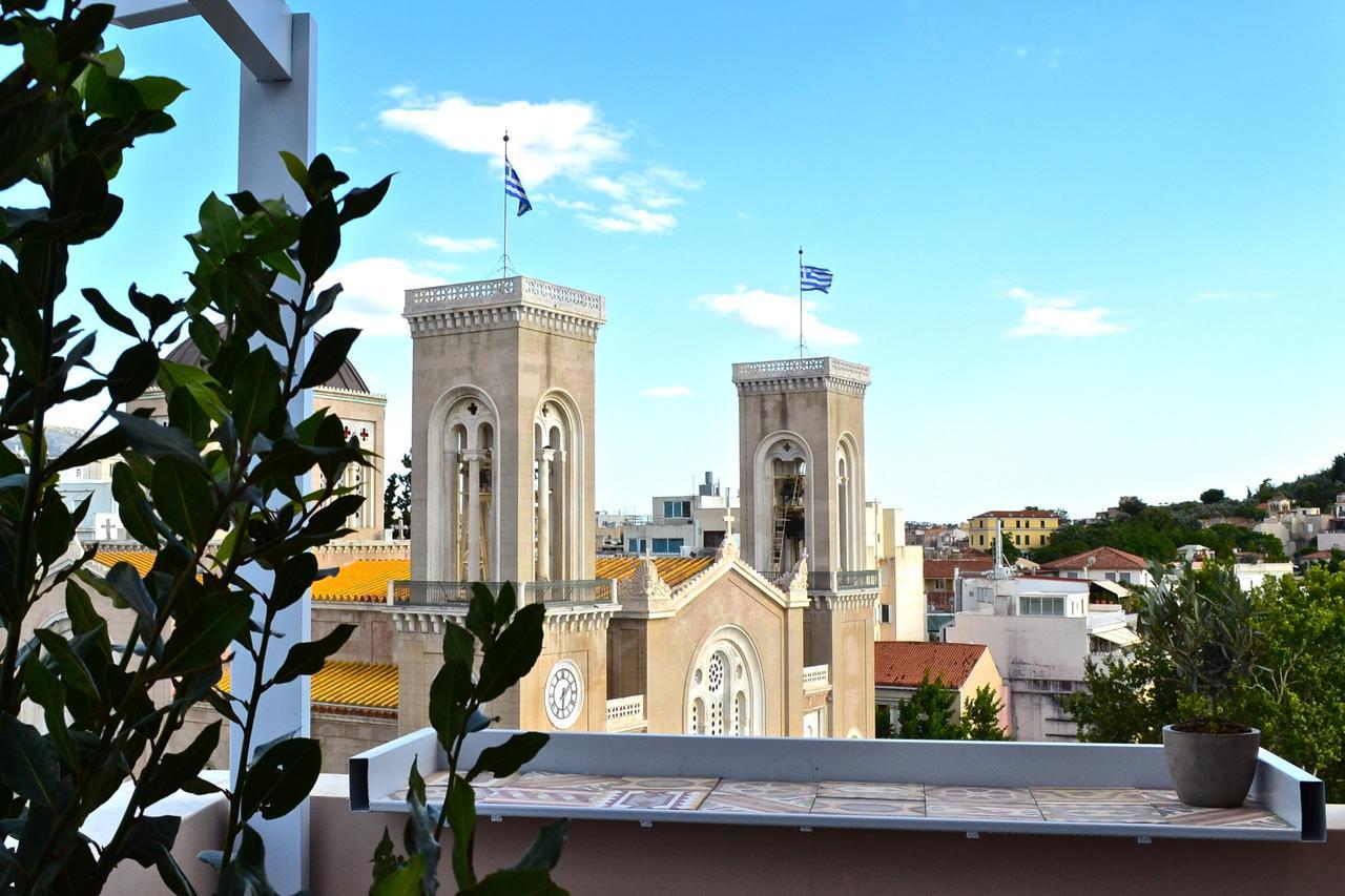 Апартаменты Hidesign Athens Acropolis Luxury Penthouse In Plaka Экстерьер фото