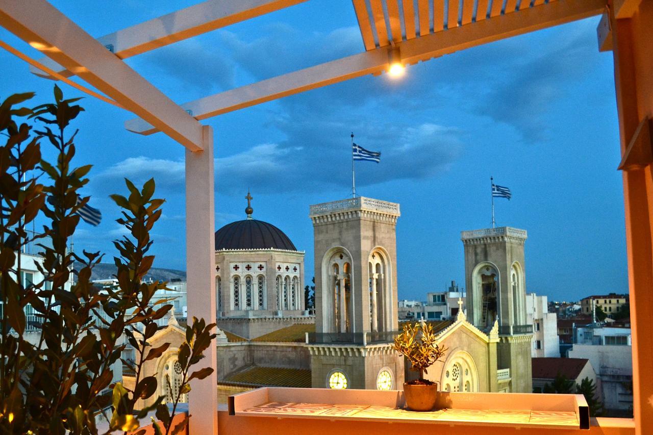 Апартаменты Hidesign Athens Acropolis Luxury Penthouse In Plaka Экстерьер фото