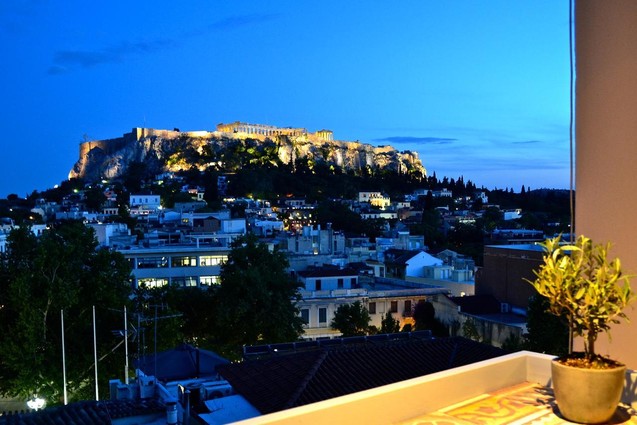Апартаменты Hidesign Athens Acropolis Luxury Penthouse In Plaka Экстерьер фото